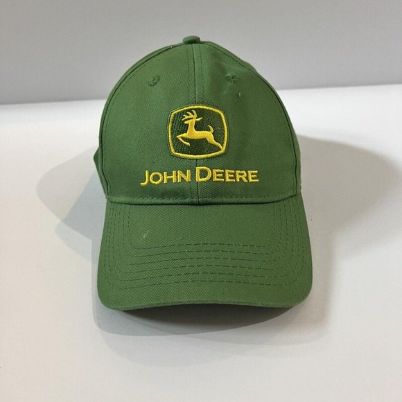 John Deere Green Truck Adjustable Strap Hat Cap - Picture 1 of 4